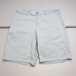 Lululemon Chino Shorts Mens 34 Gray 9-11" Inseam Commission Oxford Relaxed